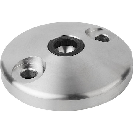 Plate Anti-Slip Plate, Form:D Stainless Steel, D=80